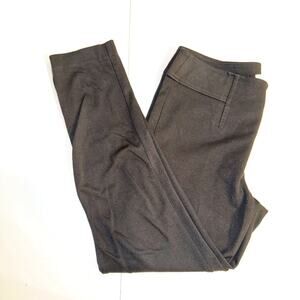 CAbi pants Tiffany black Ponte knit skinny stretch side zip flat front Sz 10